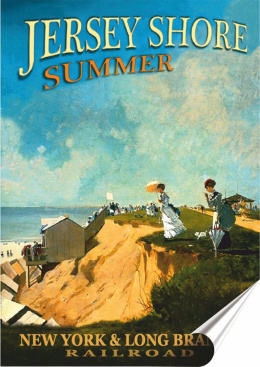 New York Plakat folia Samoprzylepna Plakietka(motyw metalowego szyldu)#20467