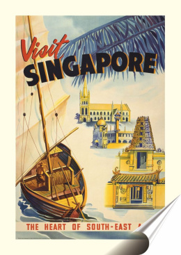 Singaour Plakat folia Samoprzylepna Plakietka(motyw metalowego szyldu)#20482