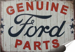 Ford Plakat folia Samoprzylepna Plakietka(motyw metalowego szyldu)#20499