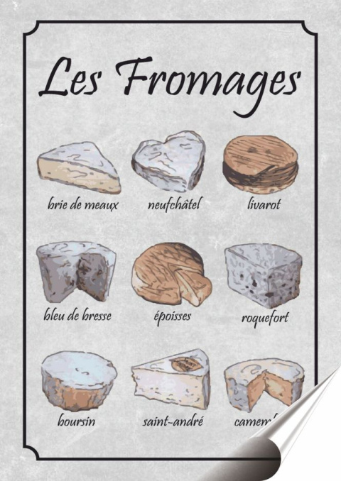 Sery Plakat folia Samoprzylepna Plakietka(motyw metalowego szyldu)#21200