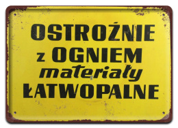 PRL METALOWY PLAKAT RETRO OBRAZEK SZYLD BLACHA VINTAGE #18858