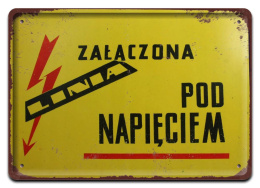 PRL METALOWY PLAKAT RETRO OBRAZEK SZYLD BLACHA VINTAGE #18860