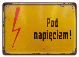 PRL METALOWY PLAKAT RETRO OBRAZEK SZYLD BLACHA VINTAGE #18861