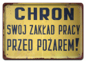 PRL METALOWY PLAKAT RETRO OBRAZEK SZYLD BLACHA VINTAGE #18866