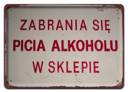 PRL METALOWY PLAKAT RETRO OBRAZEK SZYLD BLACHA VINTAGE #18868