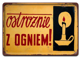 PRL METALOWY PLAKAT RETRO OBRAZEK SZYLD BLACHA VINTAGE #18871