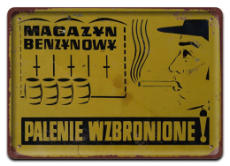 PRL METALOWY PLAKAT RETRO OBRAZEK SZYLD BLACHA VINTAGE #18875