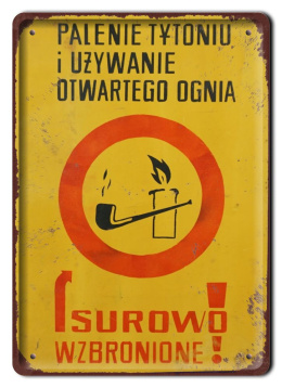 PRL METALOWY PLAKAT RETRO OBRAZEK SZYLD BLACHA VINTAGE #18878