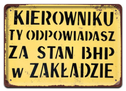 PRL METALOWY PLAKAT RETRO OBRAZEK SZYLD BLACHA VINTAGE #18889