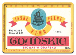 PRL METALOWY PLAKAT RETRO OBRAZEK SZYLD BLACHA VINTAGE #18904