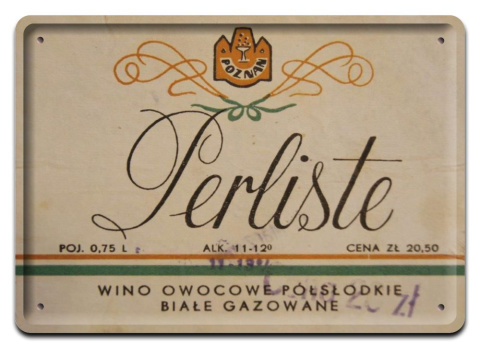 PRL METALOWY PLAKAT RETRO OBRAZEK SZYLD BLACHA VINTAGE #18916