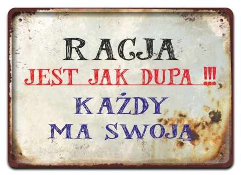 PRL METALOWY PLAKAT RETRO OBRAZEK SZYLD BLACHA VINTAGE #18965