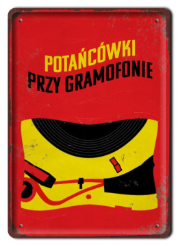 PRL METALOWY PLAKAT RETRO OBRAZEK SZYLD BLACHA VINTAGE #18971