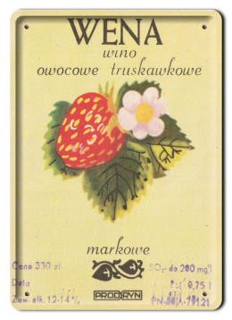 PRL METALOWY PLAKAT RETRO OBRAZEK SZYLD BLACHA VINTAGE #18929