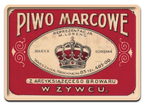 PRL METALOWY PLAKAT RETRO OBRAZEK SZYLD BLACHA VINTAGE #18932