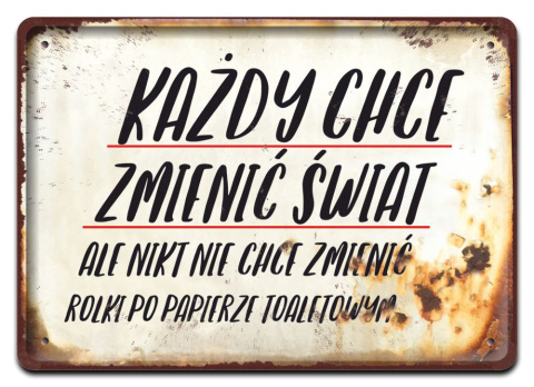 PRL METALOWY PLAKAT RETRO OBRAZEK SZYLD BLACHA VINTAGE #18944