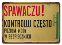 PRL METALOWY PLAKAT RETRO OBRAZEK SZYLD BLACHA VINTAGE #18982