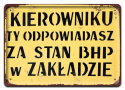 PRL METALOWY PLAKAT RETRO OBRAZEK SZYLD BLACHA VINTAGE #18986
