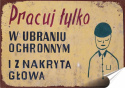 PRL Plakat folia Samoprzylepna Plakietka(motyw metalowego szyldu)#18862
