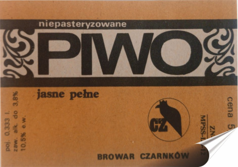 PRL Plakat folia Samoprzylepna Plakietka(motyw metalowego szyldu)#18900