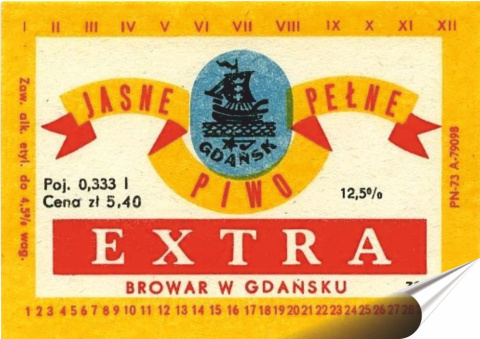 PRL Plakat folia Samoprzylepna Plakietka(motyw metalowego szyldu)#18906