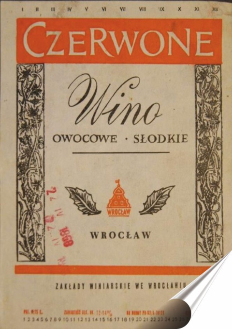 PRL Plakat folia Samoprzylepna Plakietka(motyw metalowego szyldu)#18910