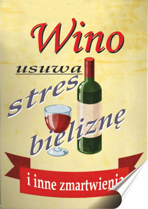 PRL Plakat folia Samoprzylepna Plakietka(motyw metalowego szyldu)#18927