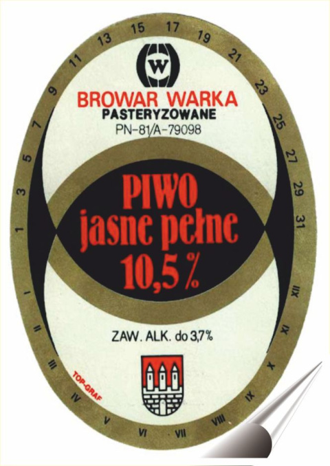 PRL Plakat folia Samoprzylepna Plakietka(motyw metalowego szyldu)#18936